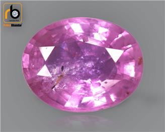 NATURAL ( UNHEATED & UNTREATED ) PINK SAPPHIRE (C) 2.14 CRT 25892